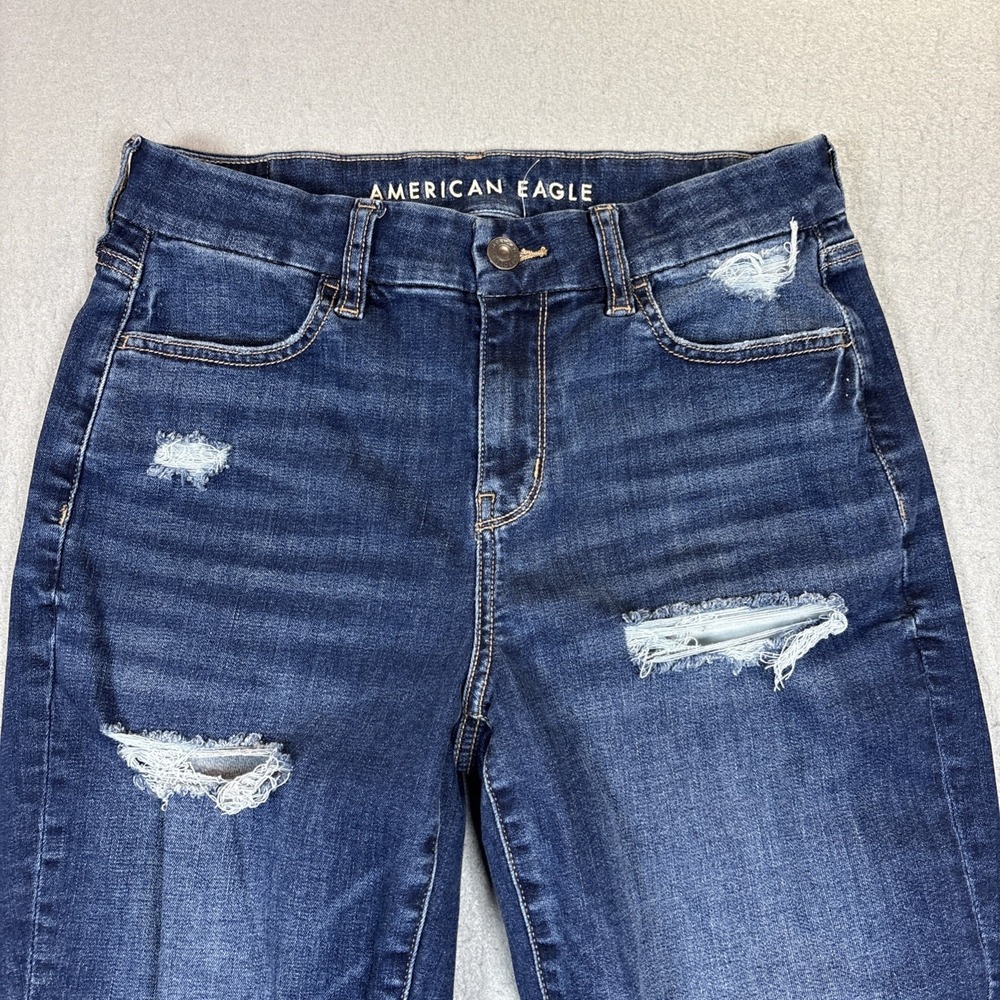 American Eagle Women's Curvy High-Rise Jegging Next Level Stretch Size 8R - Picture 3 of 11